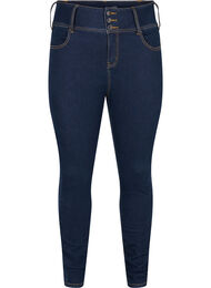 Super slim Bea jeans met extra hoge taille, Unwashed