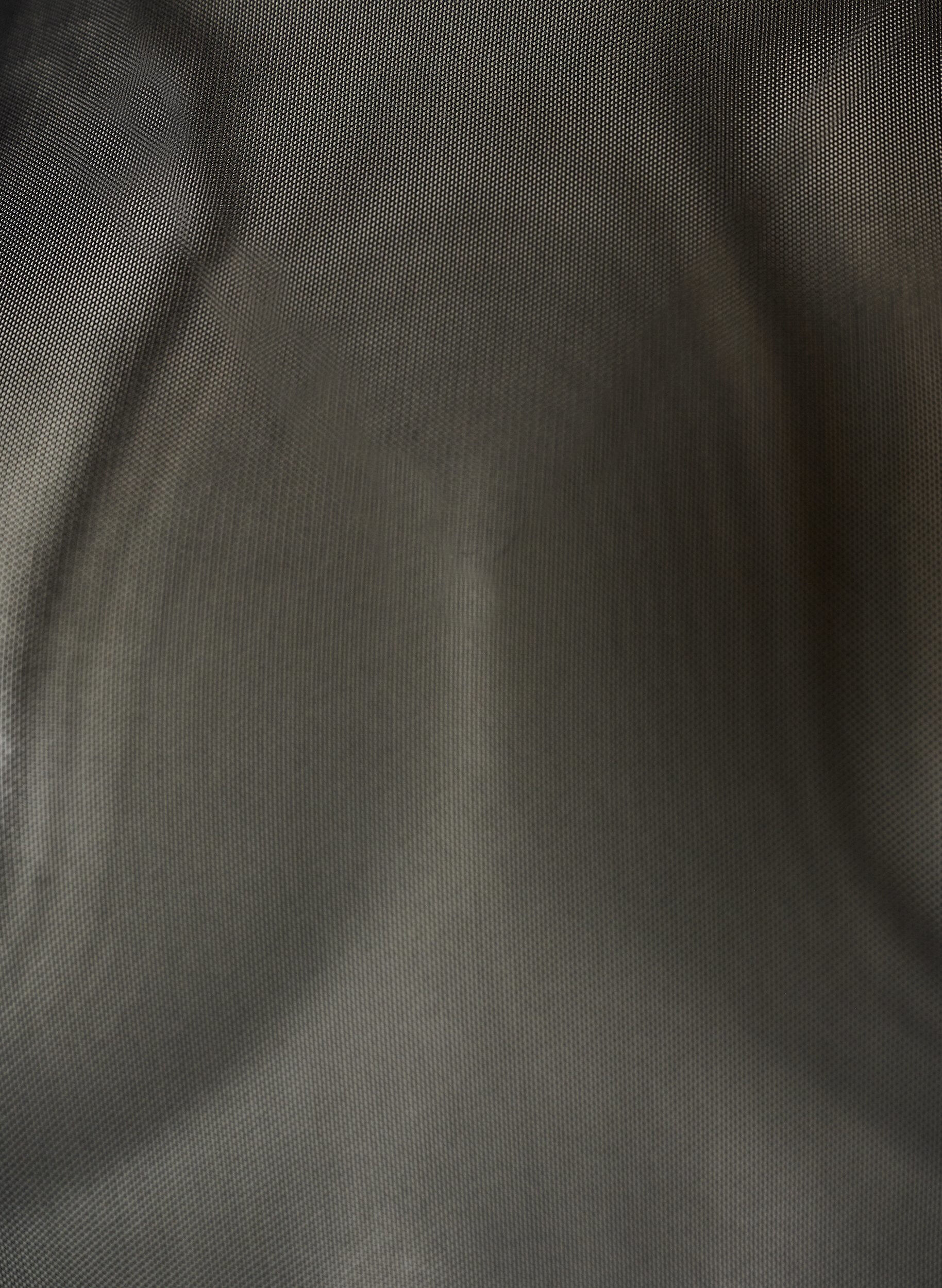 ZizziMesh top met korte mouwen en ronde hals, Zwart, Packshot image number 2