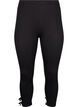 3/4 legging in viscose met strik, Black, Packshot image number 0