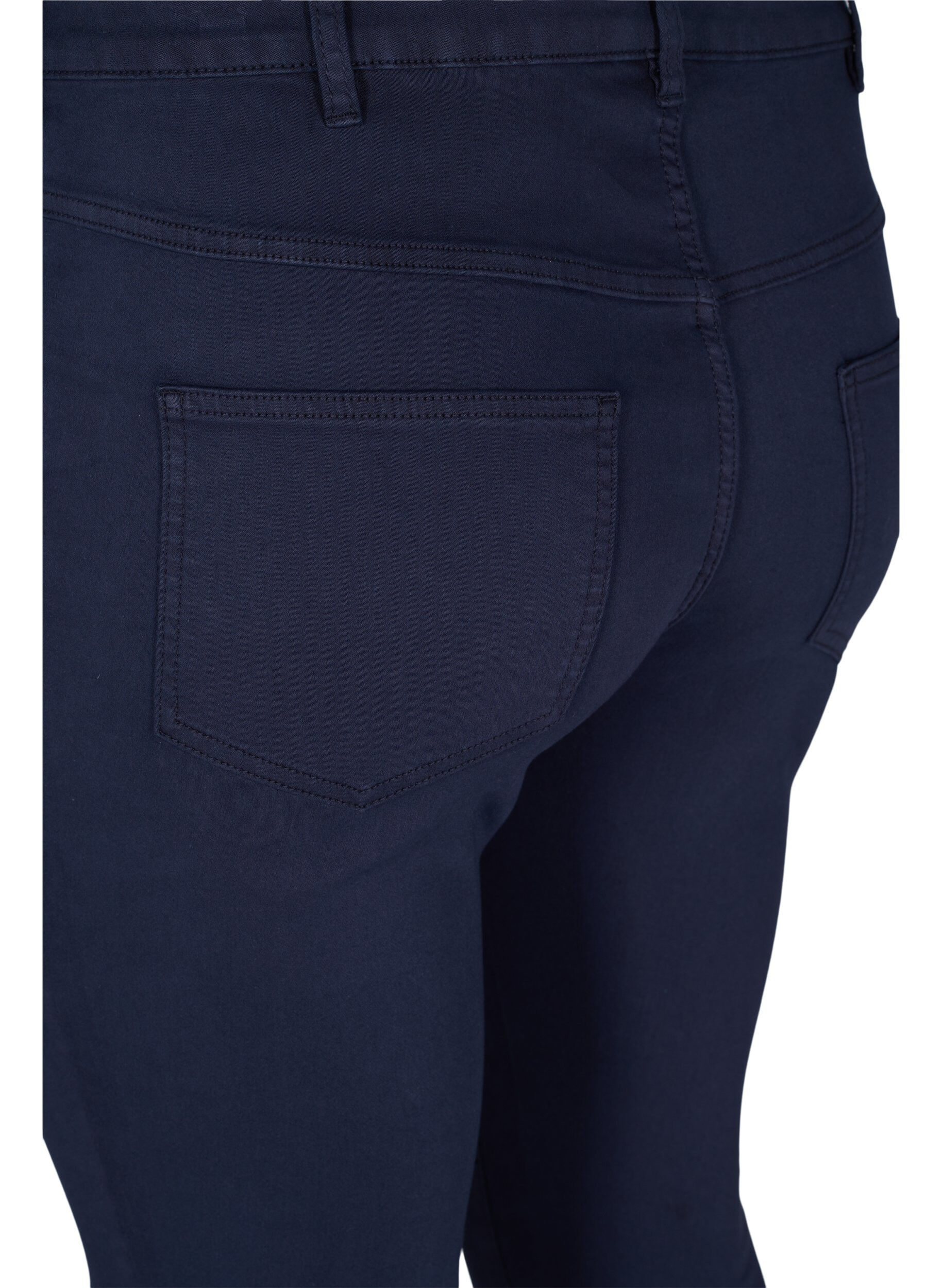Zizzi Super slim Amy jeans met hoge taille, Night Sky, Packshot image number 3
