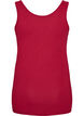 Effen basic top in katoen, Rood, Packshot image number 1