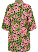 Overhemdjurk van viscose met bloemenprint, Pink G. Flower AOP, Packshot image number 1