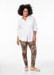 Viscose leggings met print, Bruin, Model image number 1