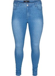 Amy jeans met hoge taille en print, Ethnic Pri