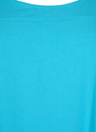 Jurk van katoen met korte mouwen, Blue Atoll, Packshot image number 2