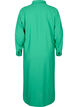 Effen viscose overhemdjurk met split, Mint, Packshot image number 1