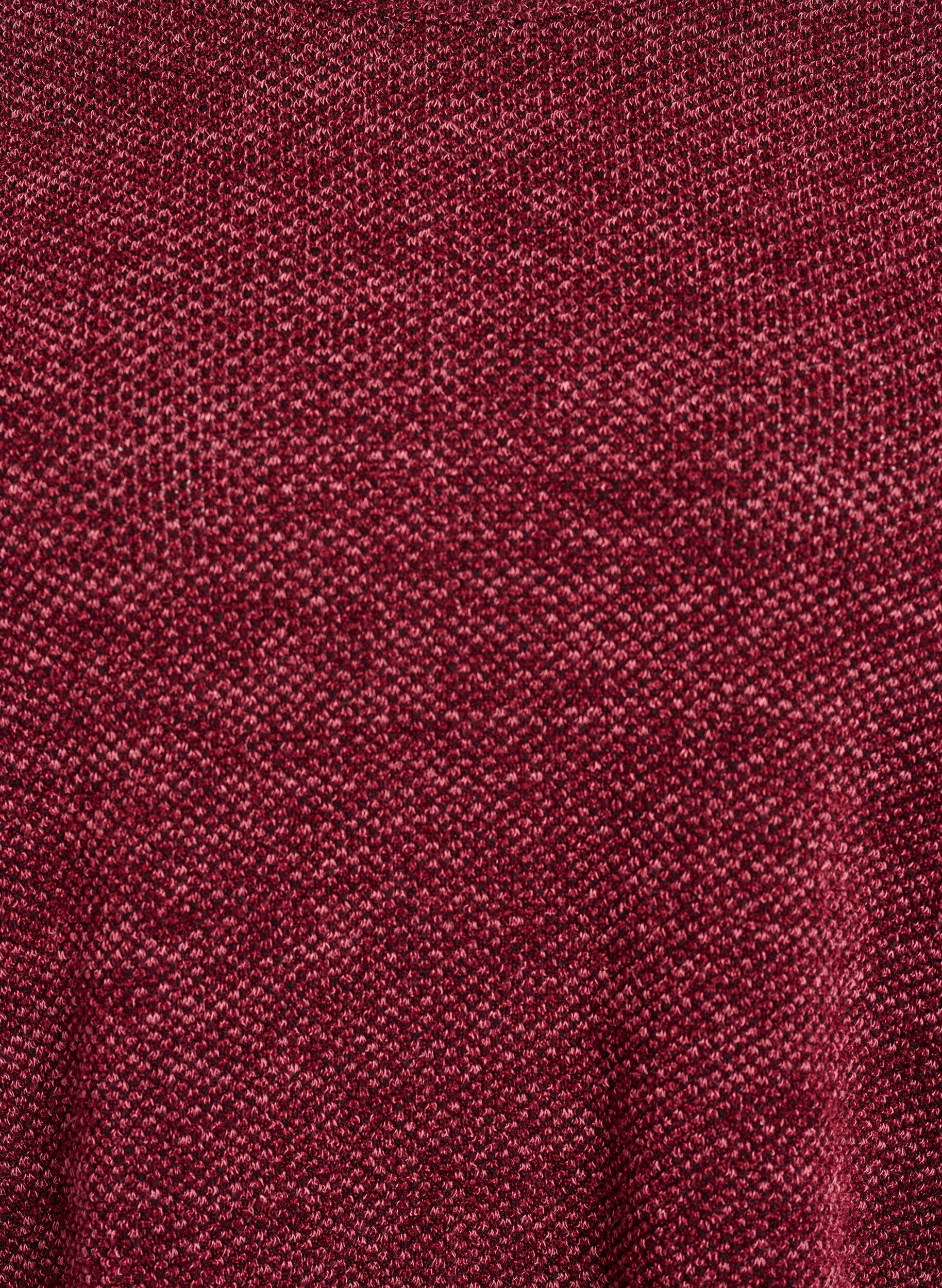 ZizziBlouse met lange mouwen en structuur, Donker Bordeaux, Packshot image number 2
