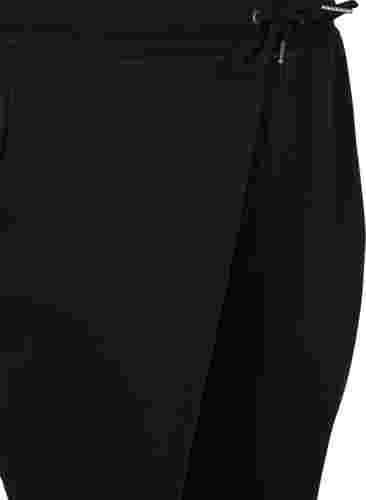 Sweatbroek met koord en zakken, Black, Packshot image number 2