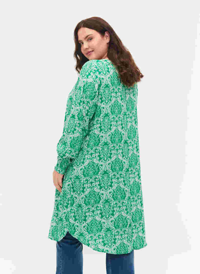 Bedrukte jurk van viscose, Jolly Green Oriental, Model image number 1