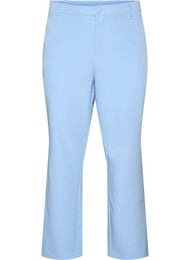 Broek met zakken en rechte pijpen, Blauw