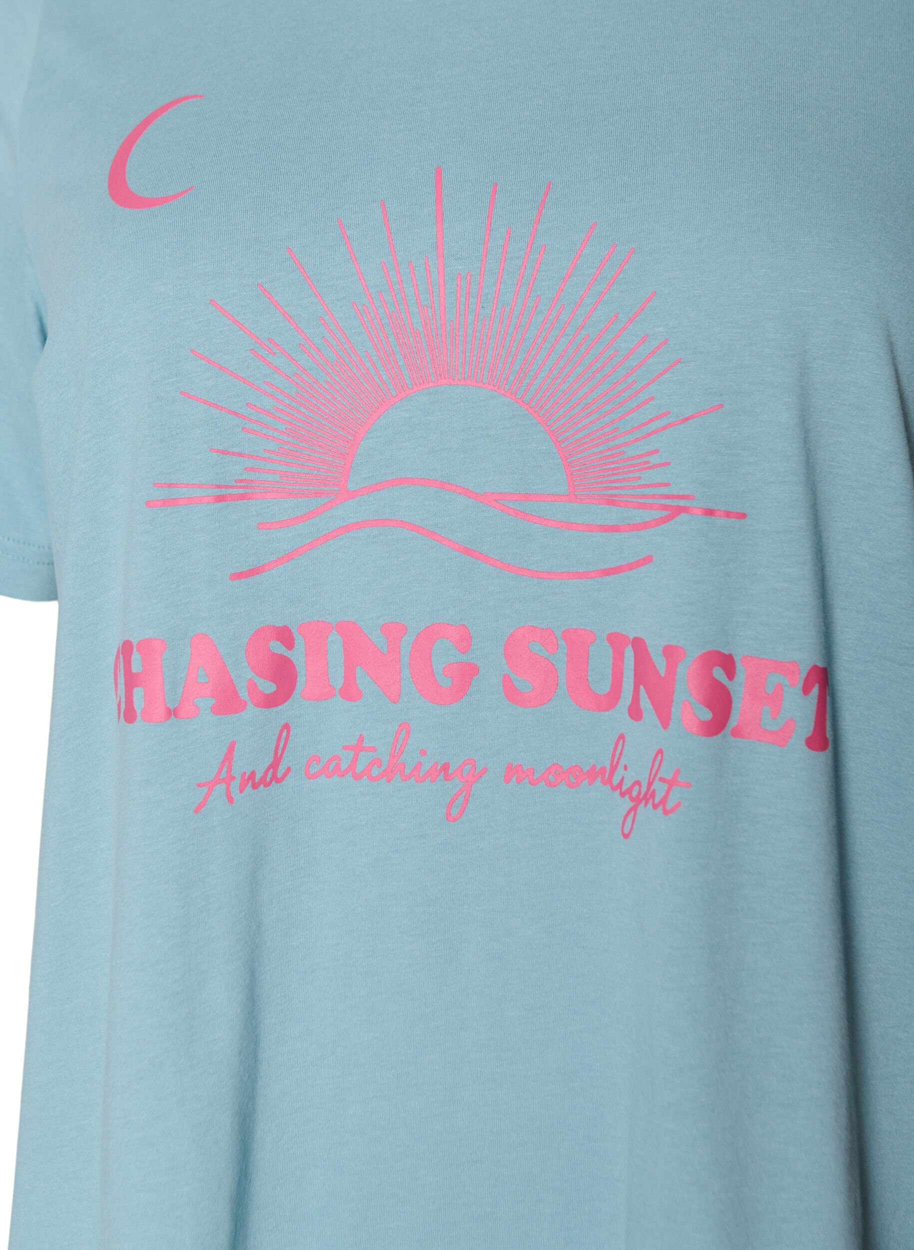 ZizziT-shirt met motief, Blauw, Packshot image number 2