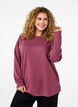 Sweatshirt met ronde hals, Bruin, Model image number 0