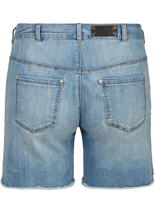 Denim shorts, Light blue denim, Packshot image number 1
