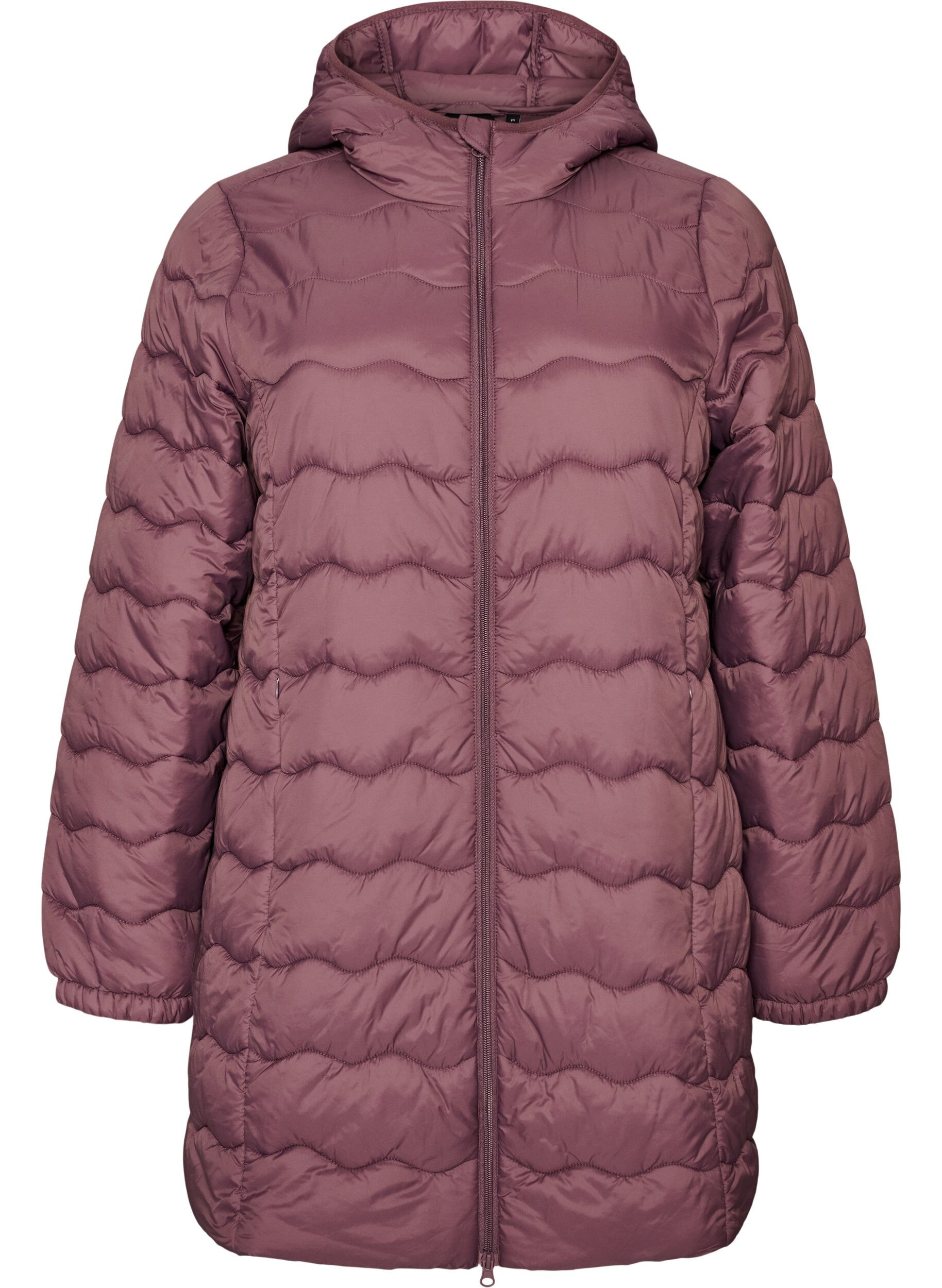 ZizziGewatteerde jas, Roze, Packshot image number 0