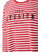 Gestreepte blouse met motief, Whitew.FlameS.Stripe, Packshot image number 2