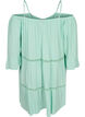 Strandtuniek met off-shoulder, Brook Green, Packshot image number 1