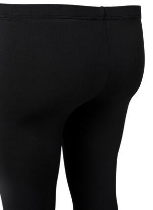 2-pack leggings met 3/4 lengte, Black / Black, Packshot image number 3