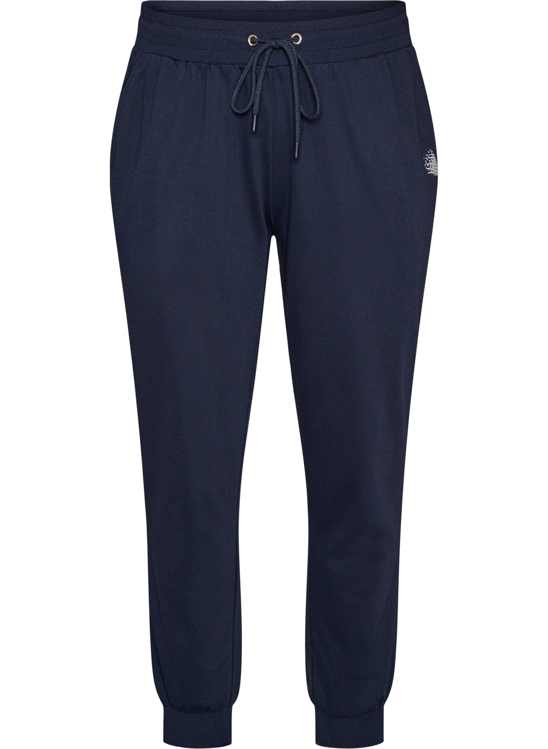 ZizziLosse trainingsbroek met zakken, Blauw, Packshot image number 0