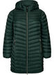 Lichtgewicht jas met zakken en afneembare capuchon, Groen, Packshot image number 0