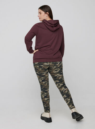 Amy jeans met print, Camouflage, Model image number 0
