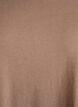 T-shirt met korte mouwen van katoenmix, Bruin, Packshot image number 2