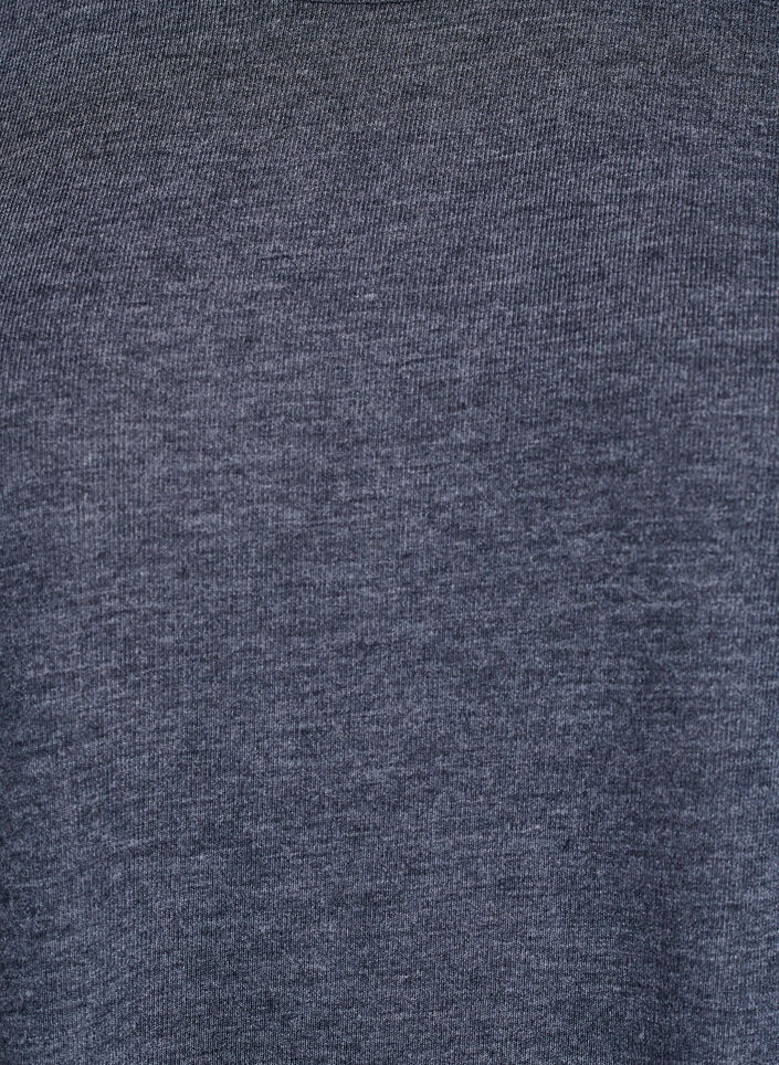 Jersey blouse met 3/4 mouwen, Grijs, Packshot image number 2
