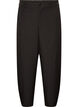 Broek met hoge taille en barrel fit, Zwart, Packshot image number 0
