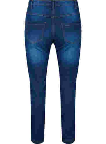 Slim fit Emily jeans met normale taille, Blue denim, Packshot image number 1