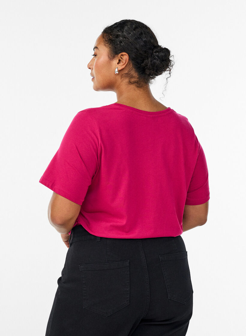 FLASH - T-shirt met print, Rood, Model image number 2