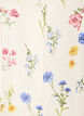 Midi jurk in linnen en viscose met ruchesmouwen, Beige, Packshot image number 2