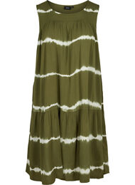 Viscose midi-jurk met print, Ivy Green Batik