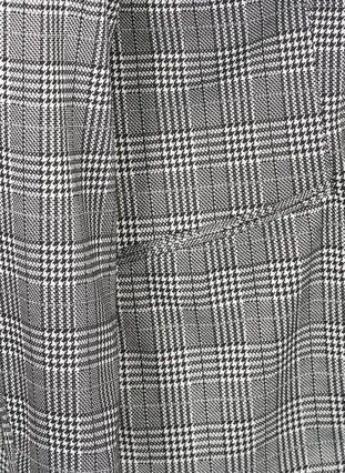 Geruite blazer met lurex details, Grey check comb., Packshot image number 3