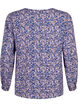 FLASH - Blouse met lange mouwen en print, Strong Blue Flower, Packshot image number 1