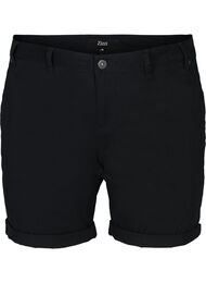 Regular fit shorts met zakken, Black