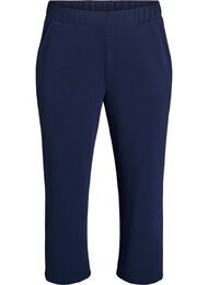 Losse broek met 7/8 lengte, Blauw