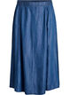 Maxirok in lyocell met een denimlook, Blauw, Packshot image number 0