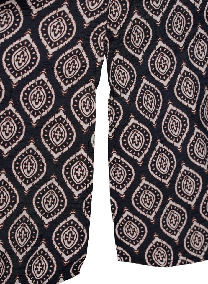 Jurk met V-hals van viscose, Blauw, Packshot image number 3