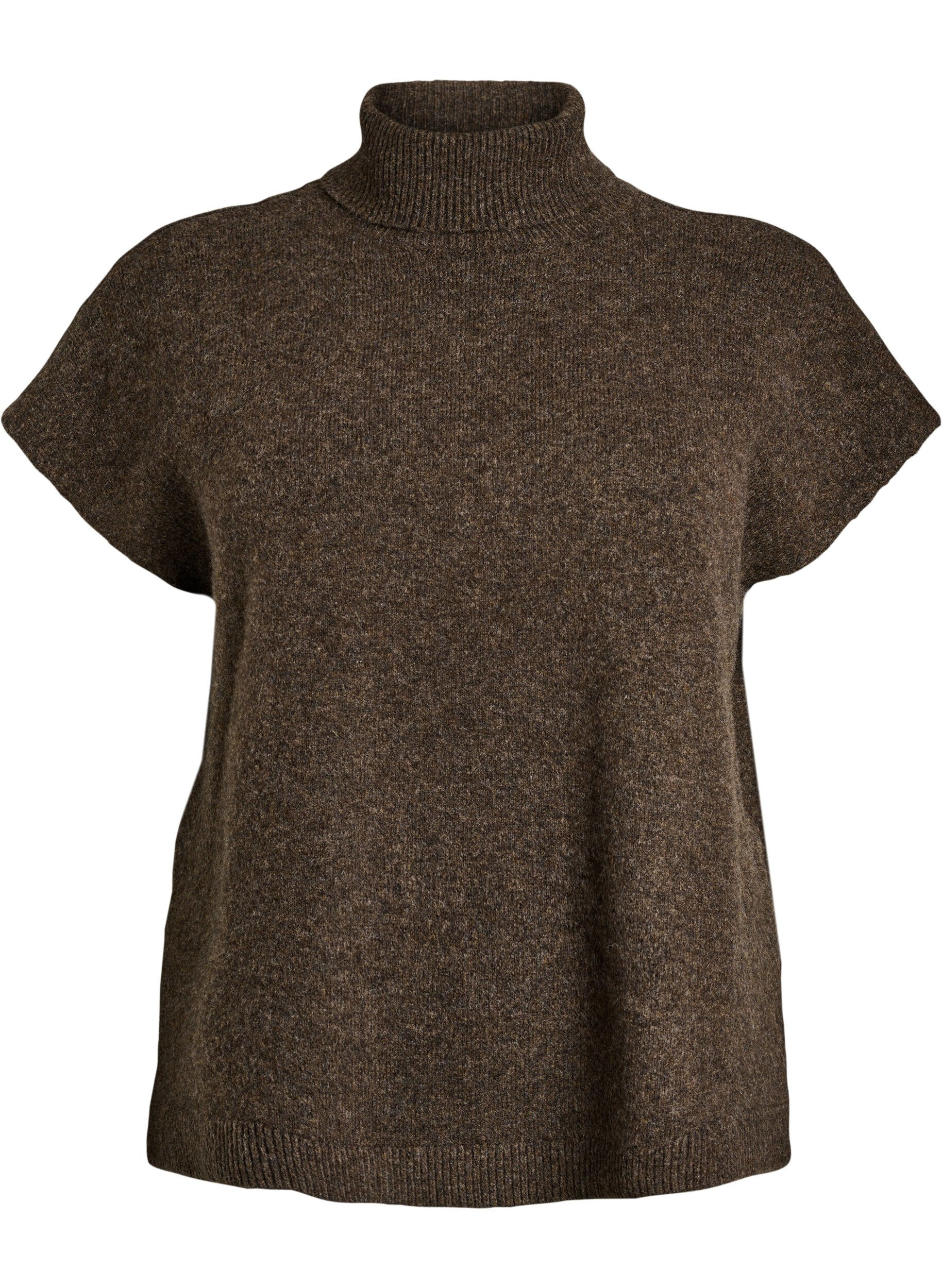 Gebreide vest met col