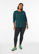 Training blouse met 3/4 mouwen, Groen, Model image number 1