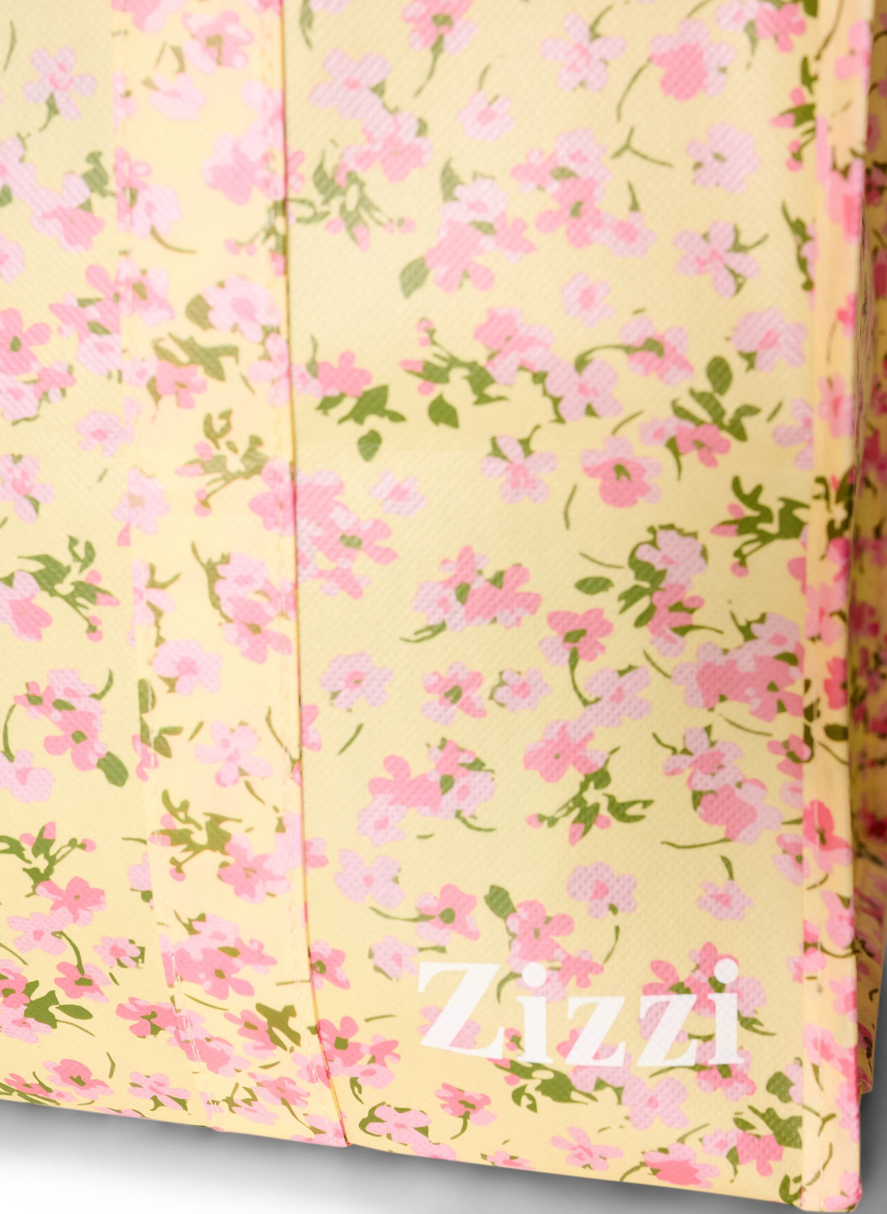 ZizziShoppingtas met ritssluiting, Geel, Packshot image number 2