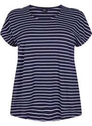 	 Katoenen t-shirt met strepen, Night Sky W. Stripe
