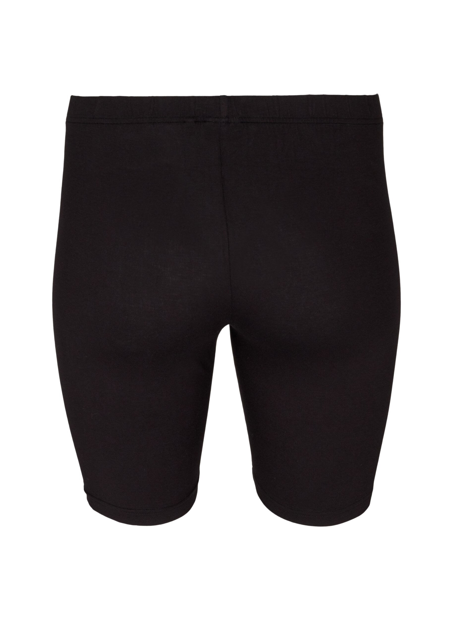 Zizzi Effen basic fietsbroek, Zwart, Packshot image number 1