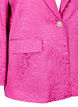Dubbelgestikte jacquardblazer van viscose, Rose Violet, Packshot image number 2