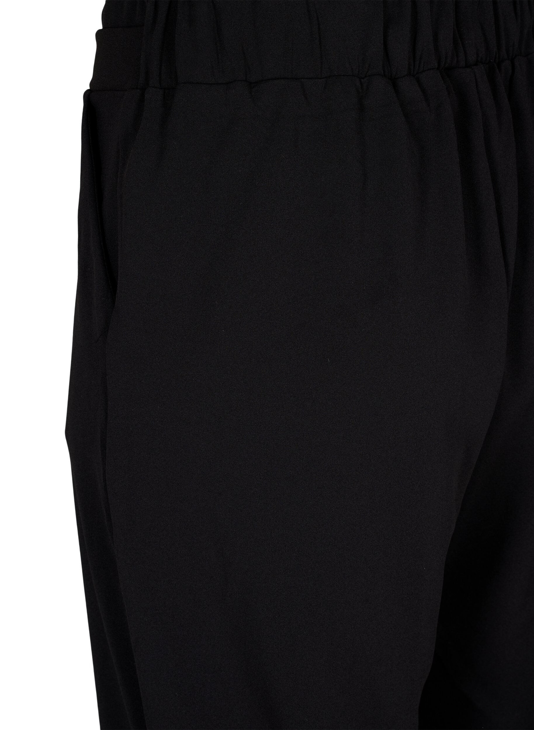 ZizziLosse broek met zakken, Zwart, Packshot image number 3