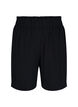 Losse shorts van viscose, Black, Packshot image number 0