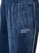 Veloursbroek met contrasterende biezen, Blauw, Packshot image number 2