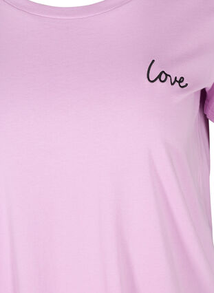 T-shirt met korte mouwen en print, Violet Tulle, Packshot image number 2
