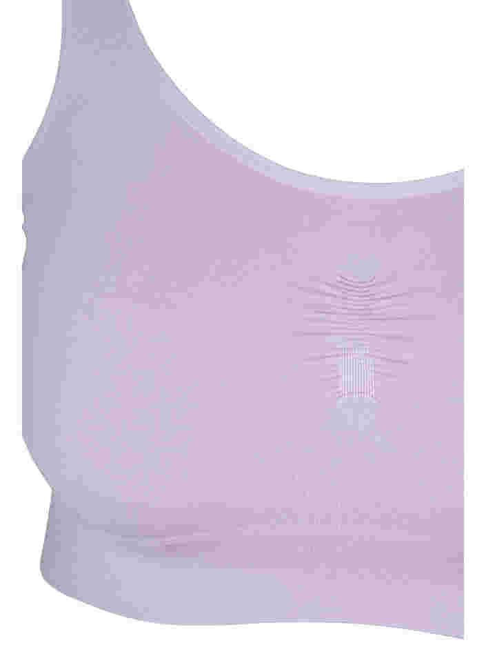 Naadloze bh met stretch, Pastel Lilac, Packshot image number 2