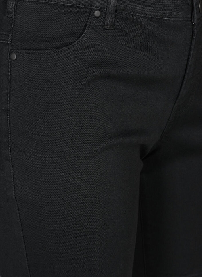 Korte broek Emily, slim fit met normale taille, Zwart, Packshot image number 3