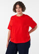 Boxy katoenen T-shirt, 0942, Model image number 0